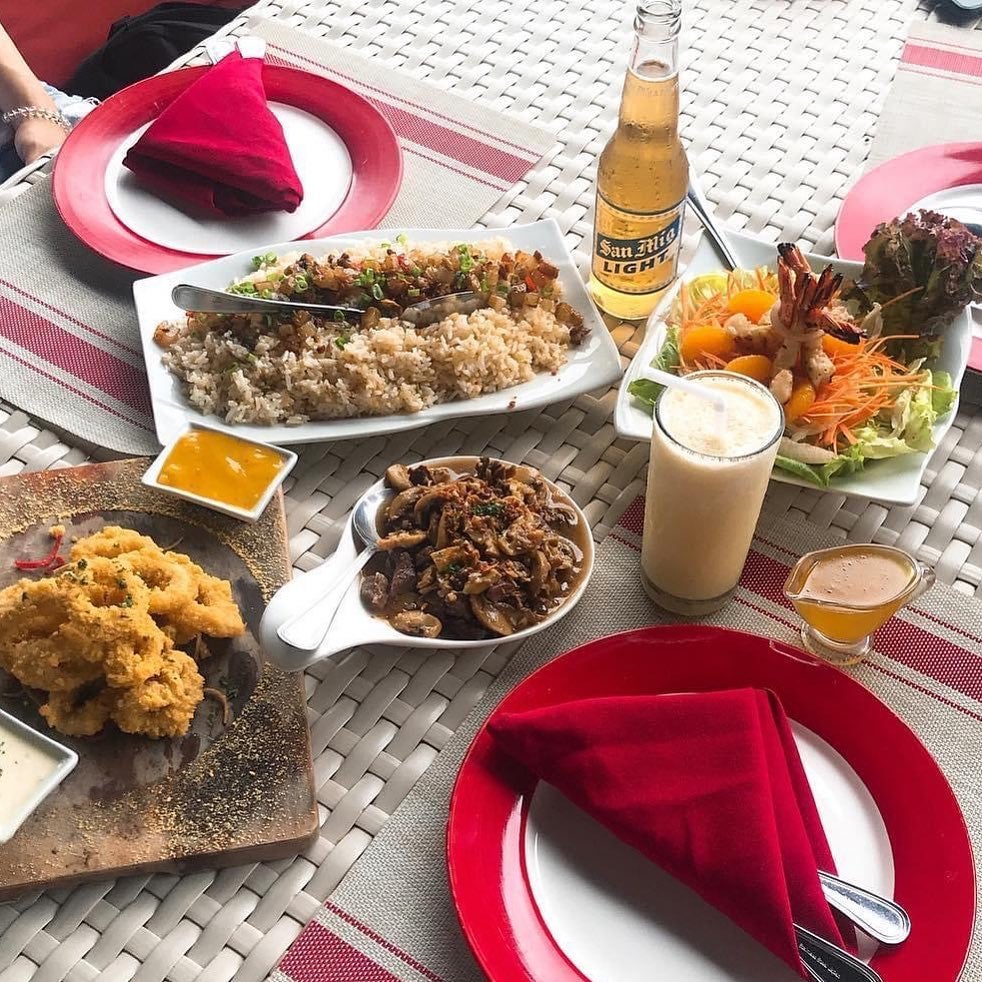 Dishes served at Top of Cebu