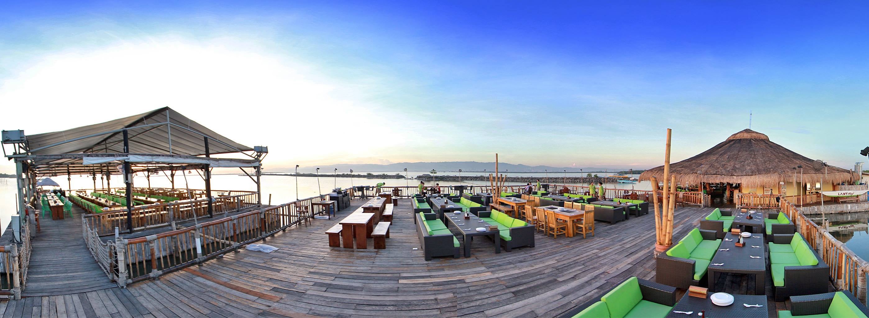 Lantaw Native Floating Restaurant's dining areas