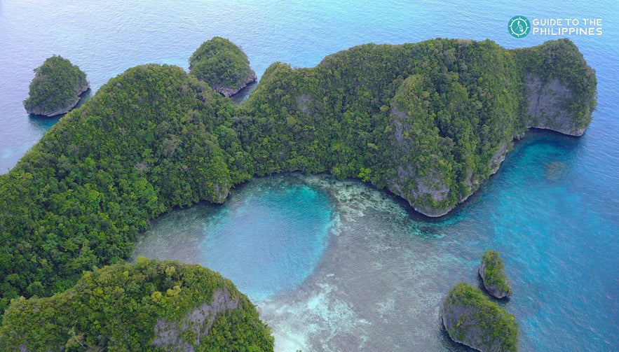 Aerial view of Pangabangan Tidal Pool Aerial view of Pangabangan Tidal Pool