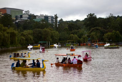 Boating at Burnham park Baguio