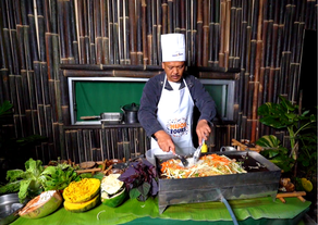 Cooking demo at Casa San Pablo