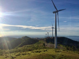 Helicopter View of Pawa Nabas Windmills