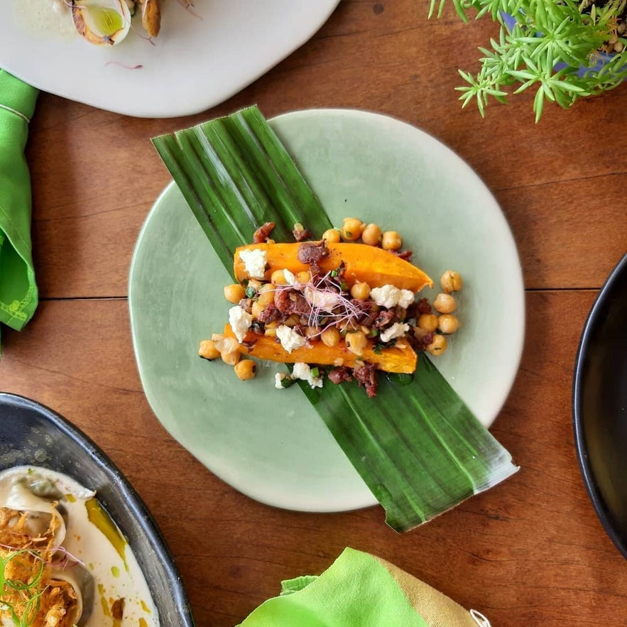 Tahanan Bistro's sweet potato dish Tahanan Bistro's sweet potato dish