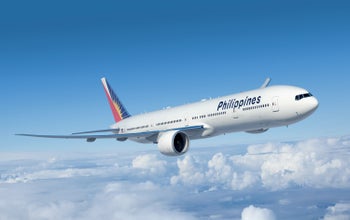 Philippine Airlines flight from Manila