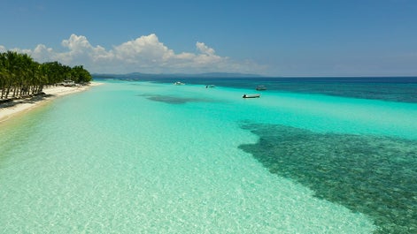 Aerial view of Panglao Island, Bohol