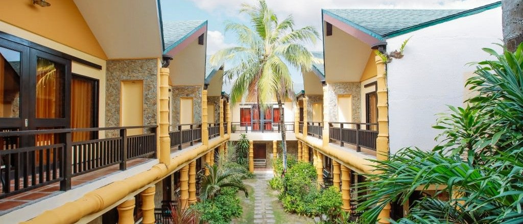 Facade of Paradise Garden Boracay Resort