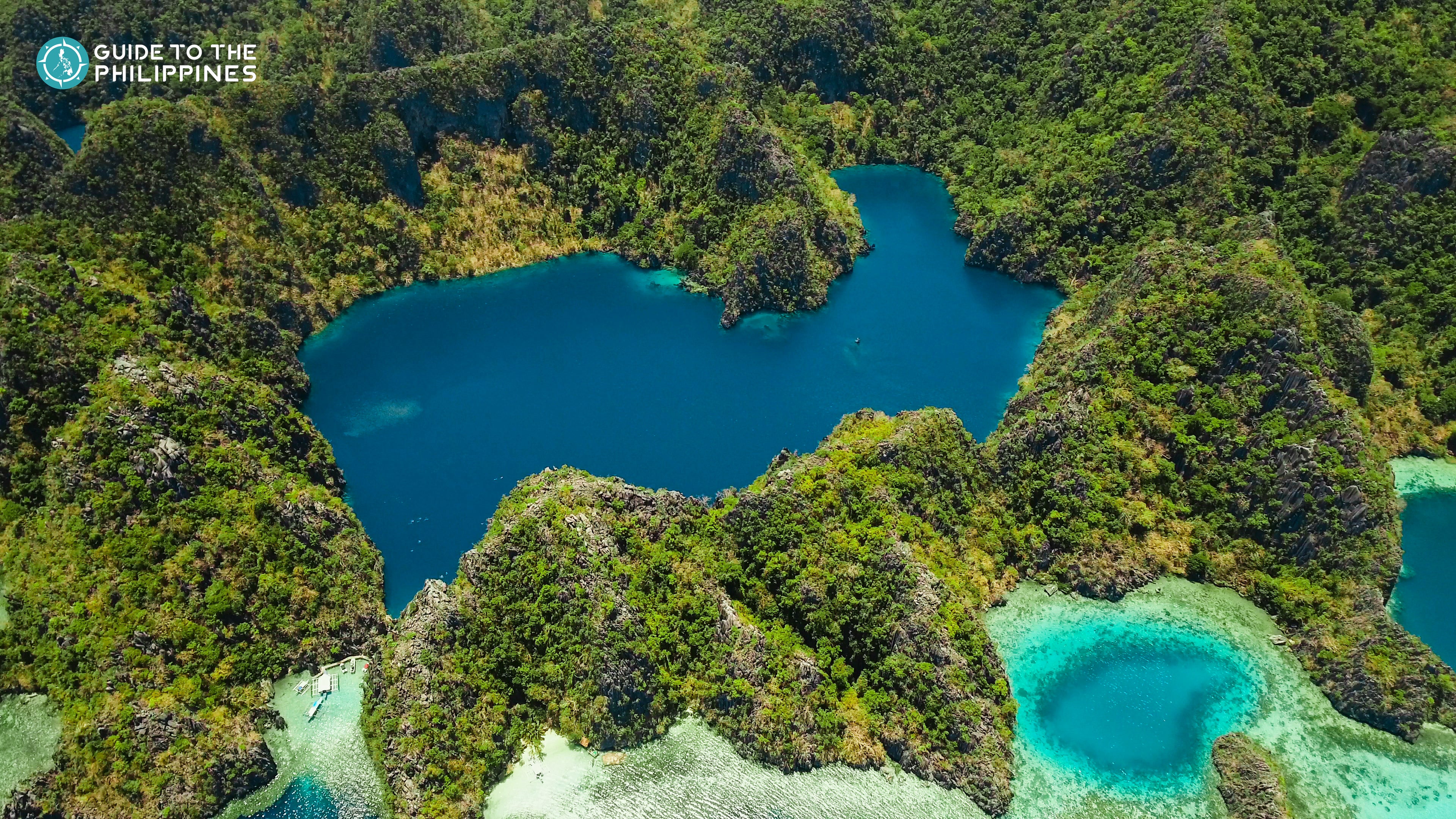Aerial view of Barracuda Lake