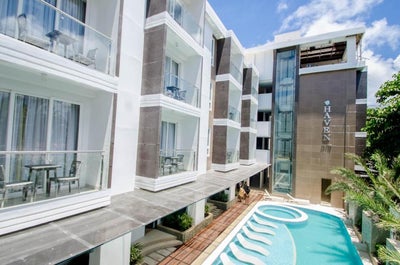 Facade and Pool View of Boracay Haven Suites