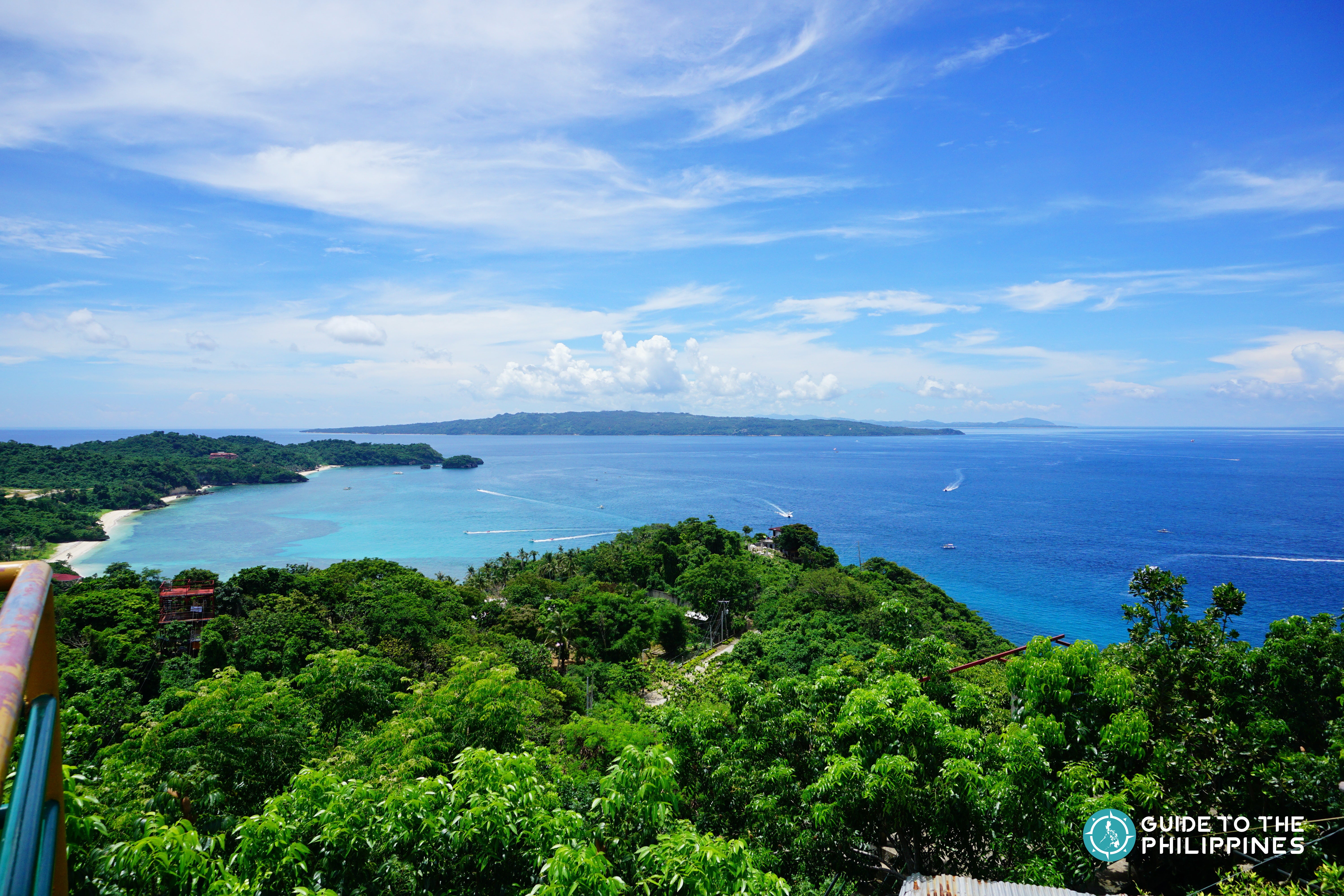 View of Boracay Island from Mt. Luho View of Boracay Island from Mt. Luho
