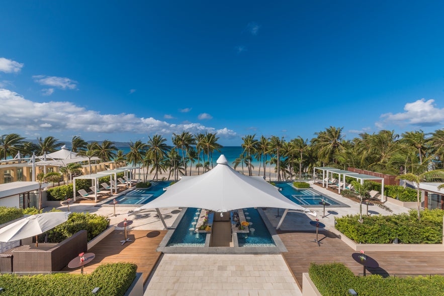 Poolside of Henann Crystal Sands Resort Poolside of Henann Crystal Sands Resort