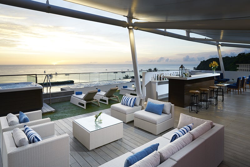 Discovery Shores' roof lounge