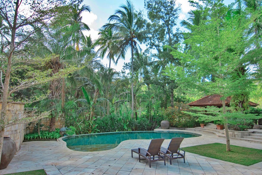A private pool in The Farm at San Benito A private pool in The Farm at San Benito