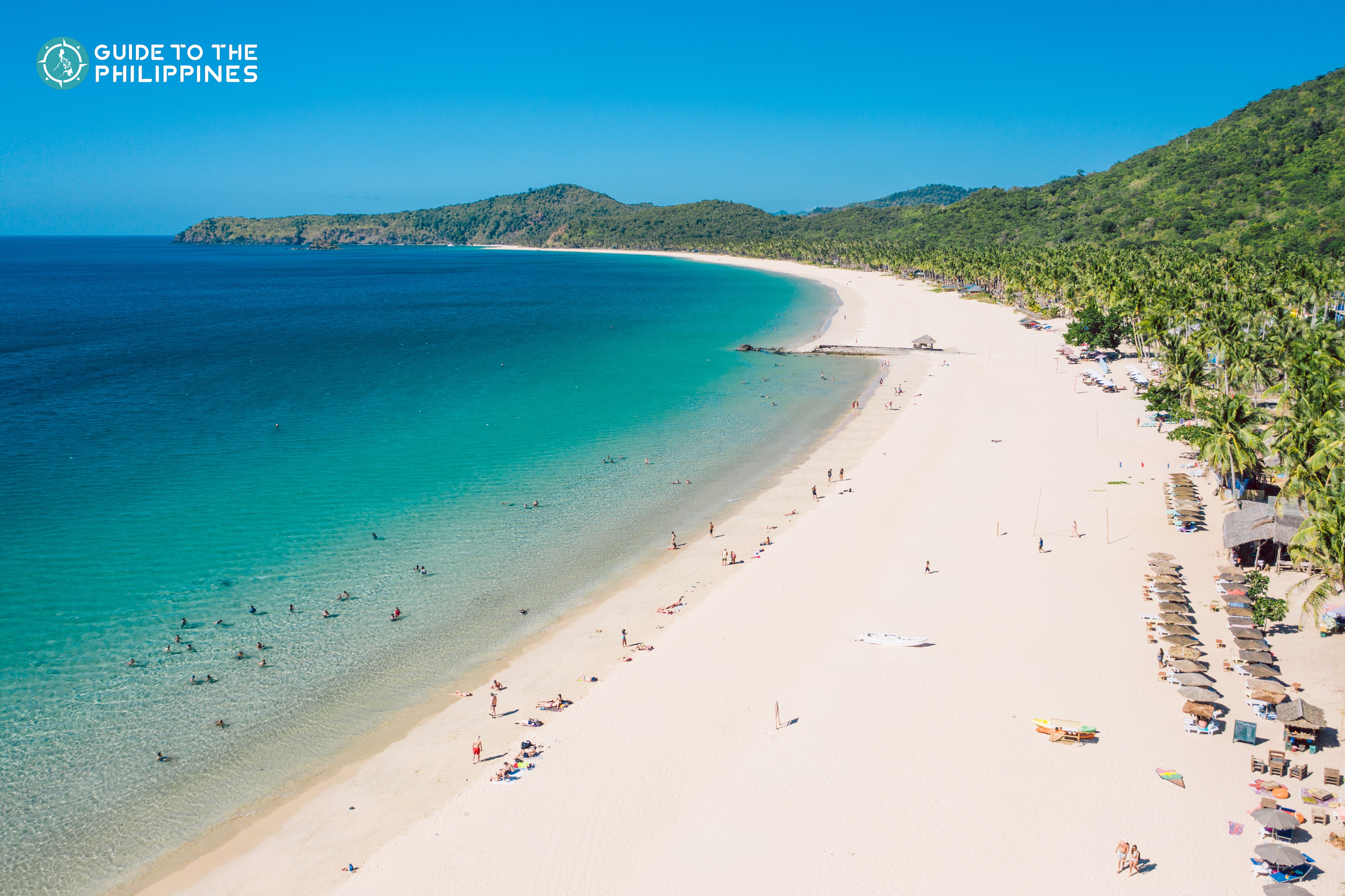 Drone shot of Nacpan Beach