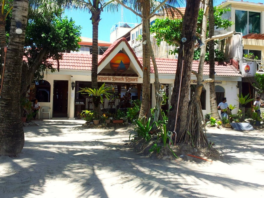 Deparis Beach Resort's beachfront entrance Deparis Beach Resort's beachfront entrance