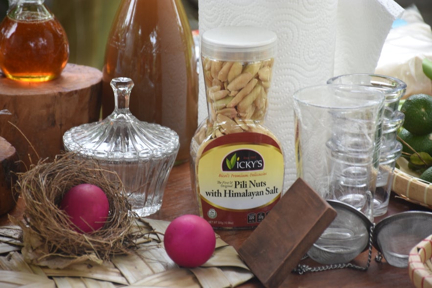 Container of Pili Haven's pili nuts Container of Pili Haven's pili nuts