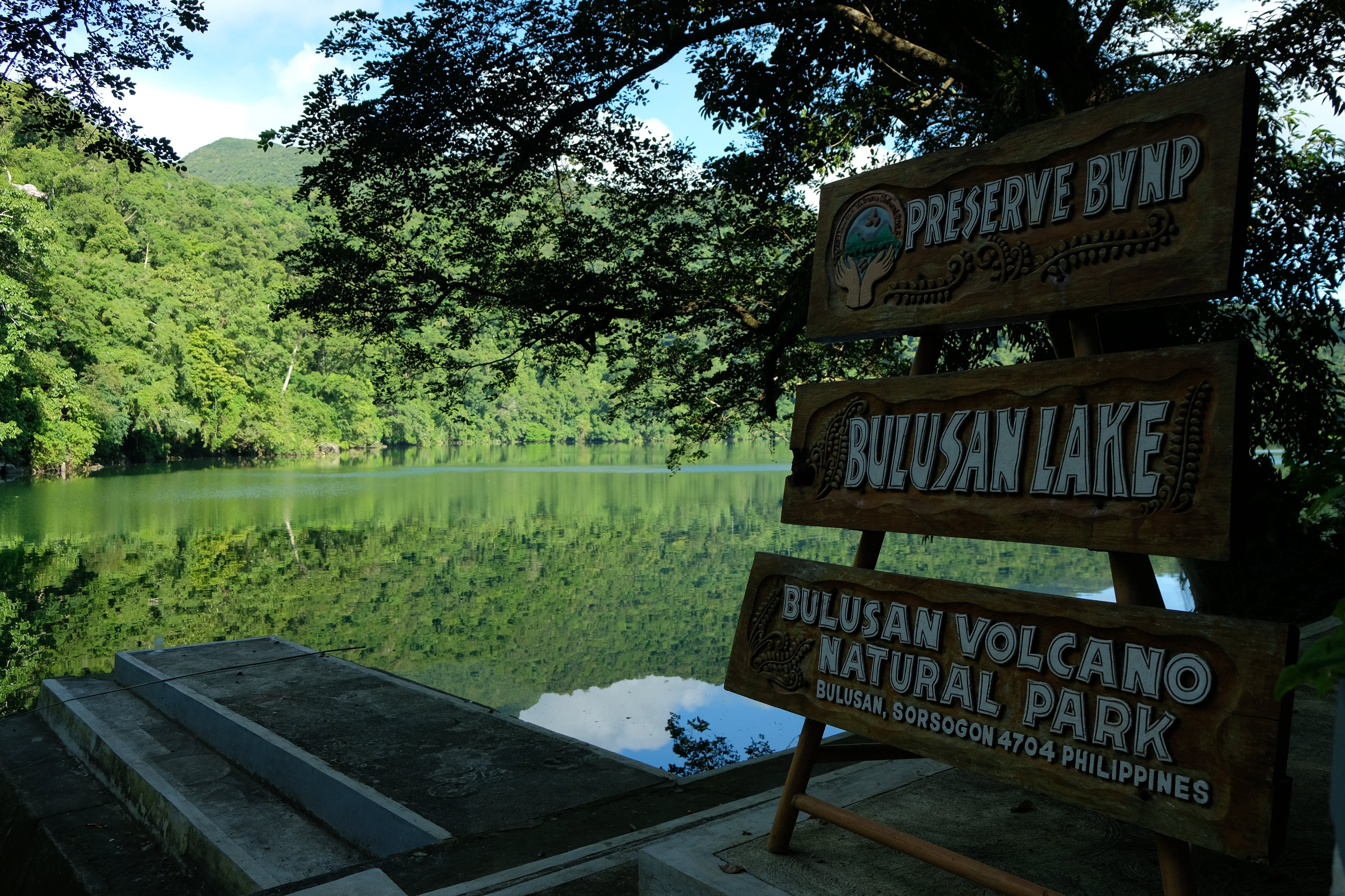 Viewing platform at Bulusan Volcano Natural Park