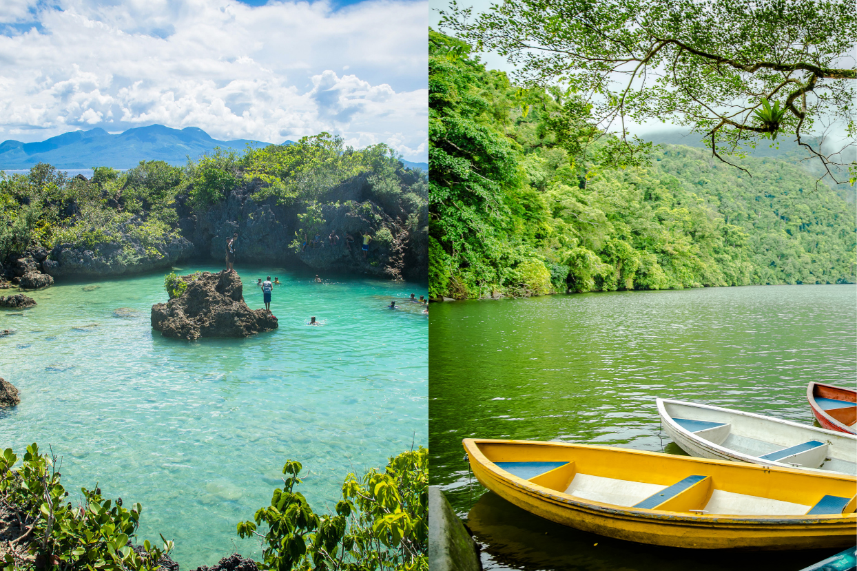 Paguriran Island and Bulusan Crater Lake