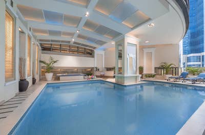 Pool at Discovery Suites Manila