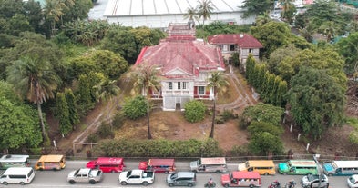 Antillan House aerial view