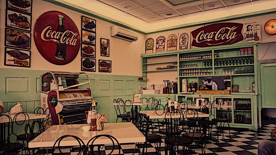 Downtown Cafe interior Downtown Cafe interior