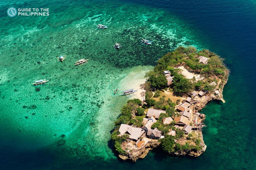 Aerial view of Magic Island Aerial view of Magic Island