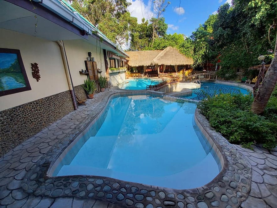 Poolside in Bohol Bee Farm Poolside in Bohol Bee Farm