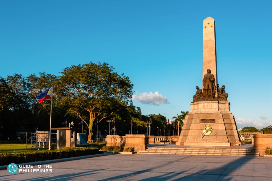 Rizal monument at Luneta Park in Manila Rizal monument at Luneta Park in Manila