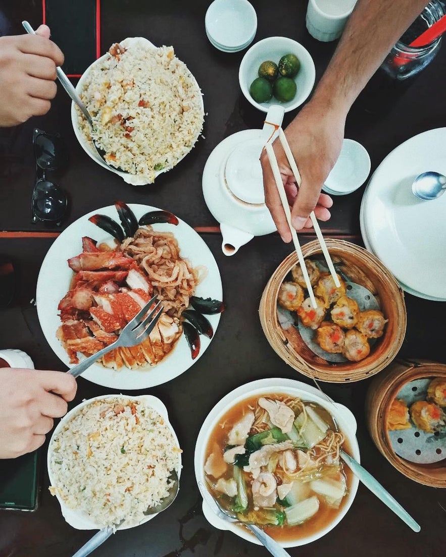 Dishes served at Ying Ying Tea House Dishes served at Ying Ying Tea House