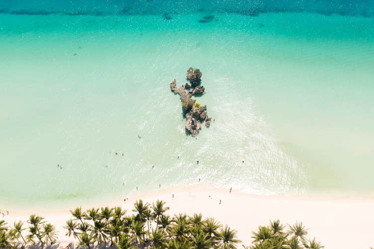 Aerial View of Boracay Island