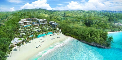 Aerial view of Crimson Resort & Spa Boracay