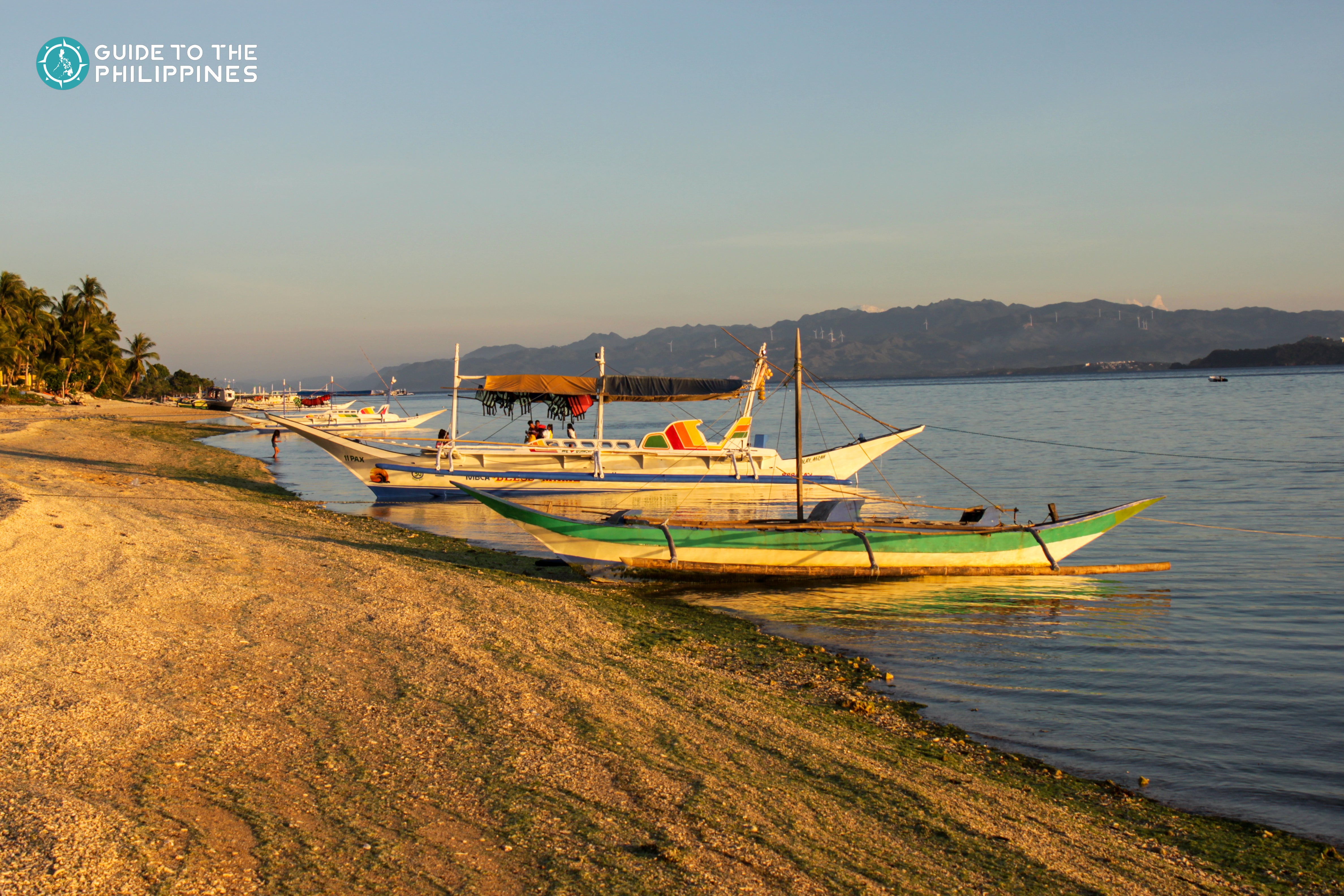 Boats docked on Carabao Island