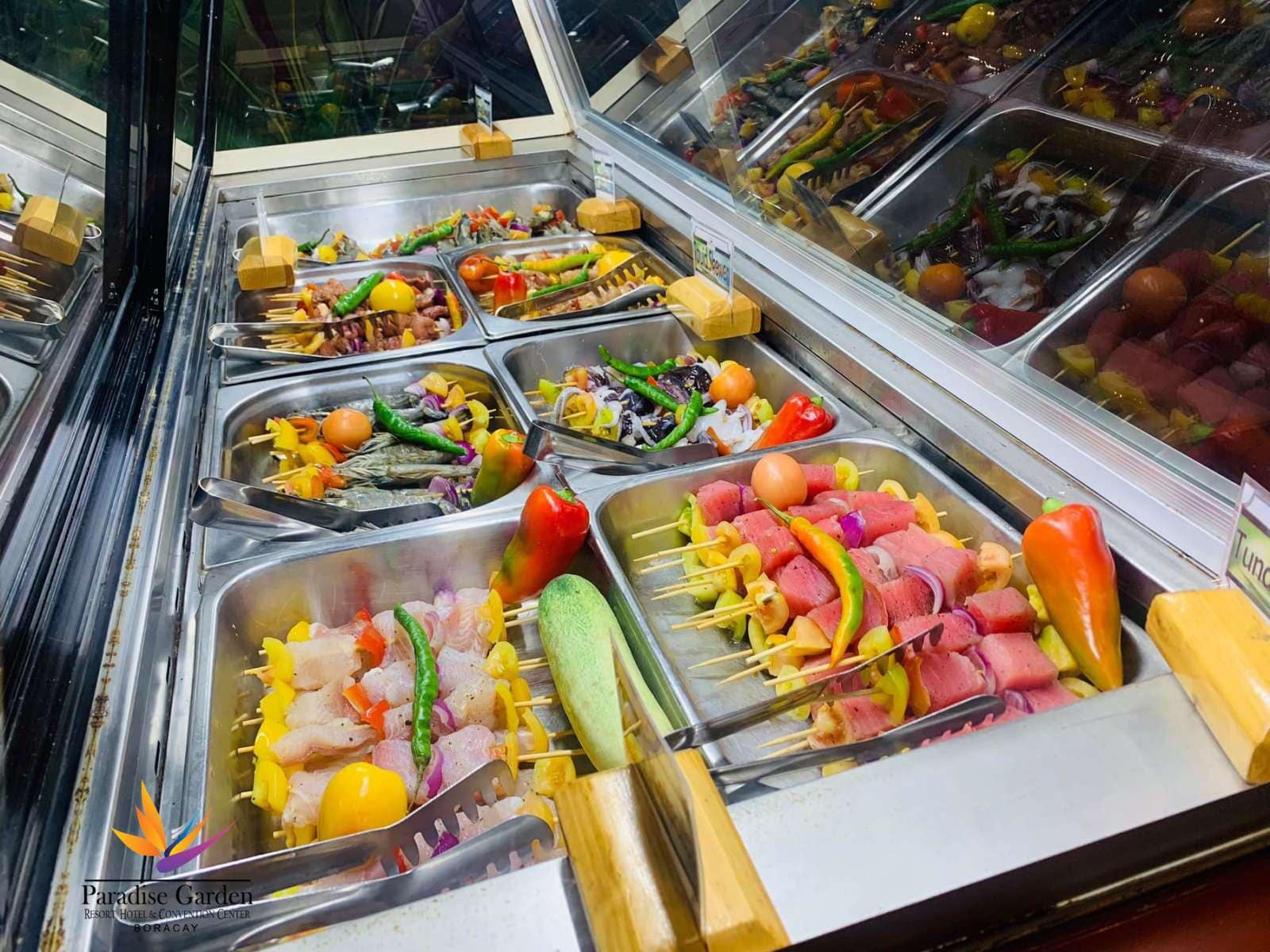 Skewers in Sunset View Resto Bar