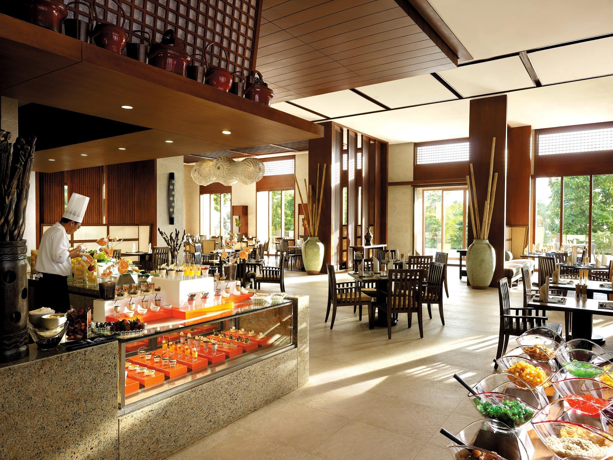 Interior of Vintana Asian Cafe in Shangri-La Boracay