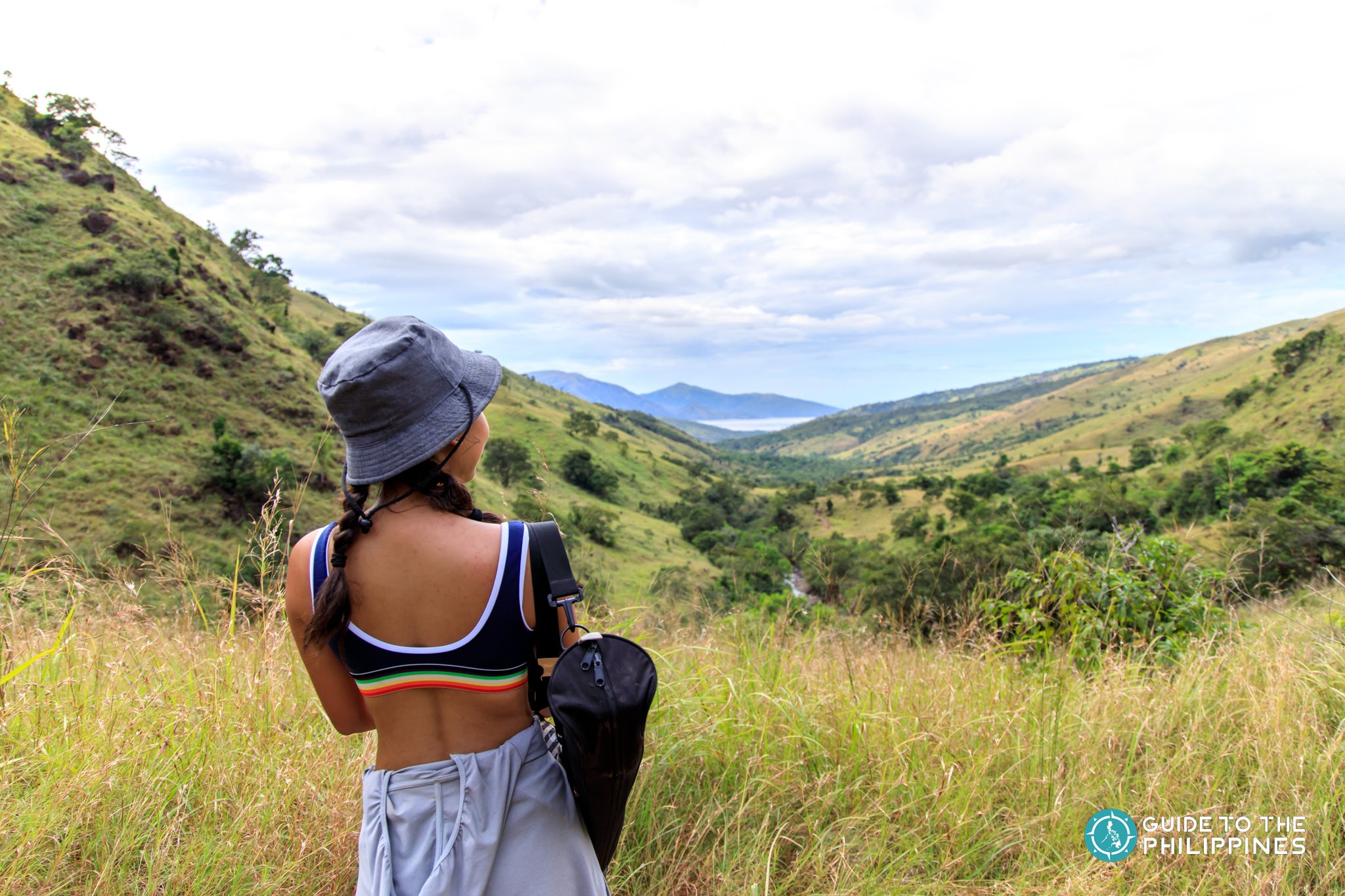 Woman on a trail in Mt. Pinatubo