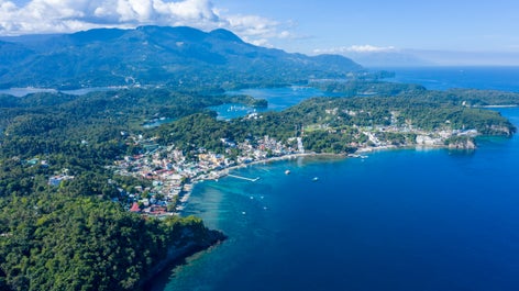 Aerial View of Sabang, Puerto Galera, Mindoro