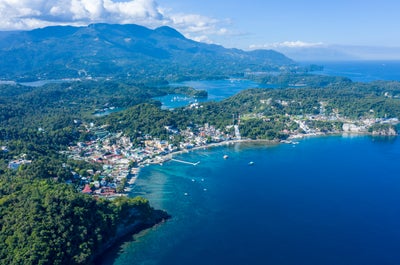 Aerial View of Sabang, Puerto Galera, Mindoro