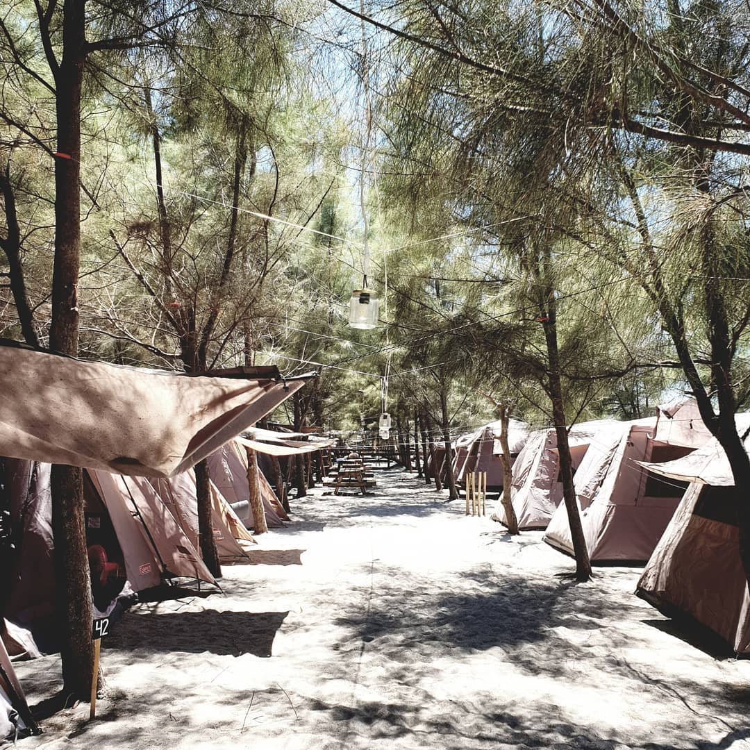 Crystal Beach Resort's glamping area