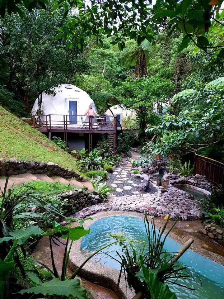 A tent in Juan's Place