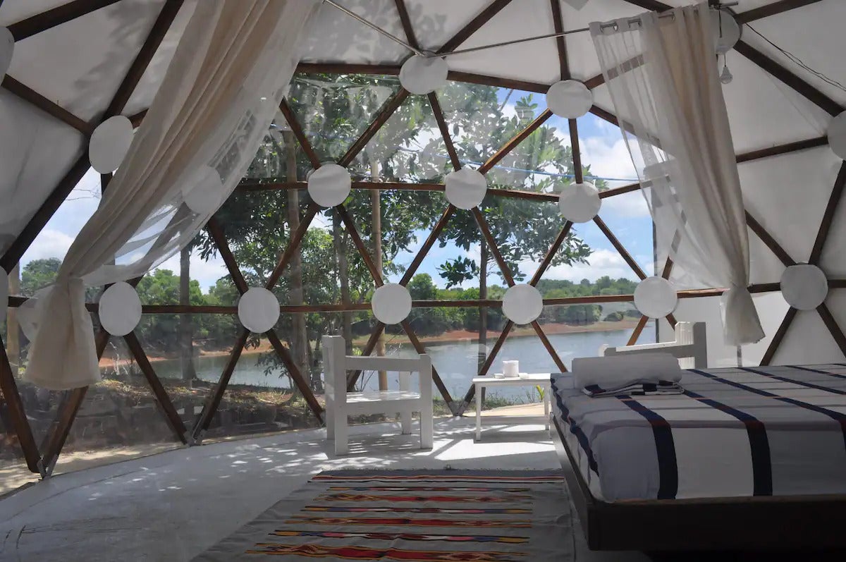 Inside Glamping ETC's tents