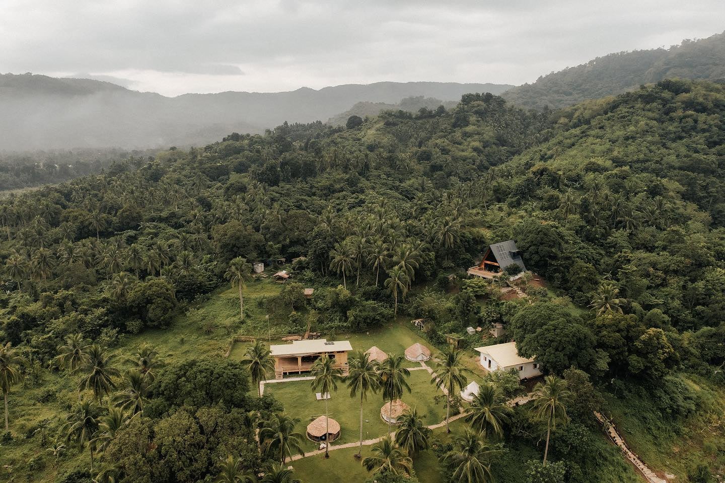 Aerial shot of Bulod Campsite