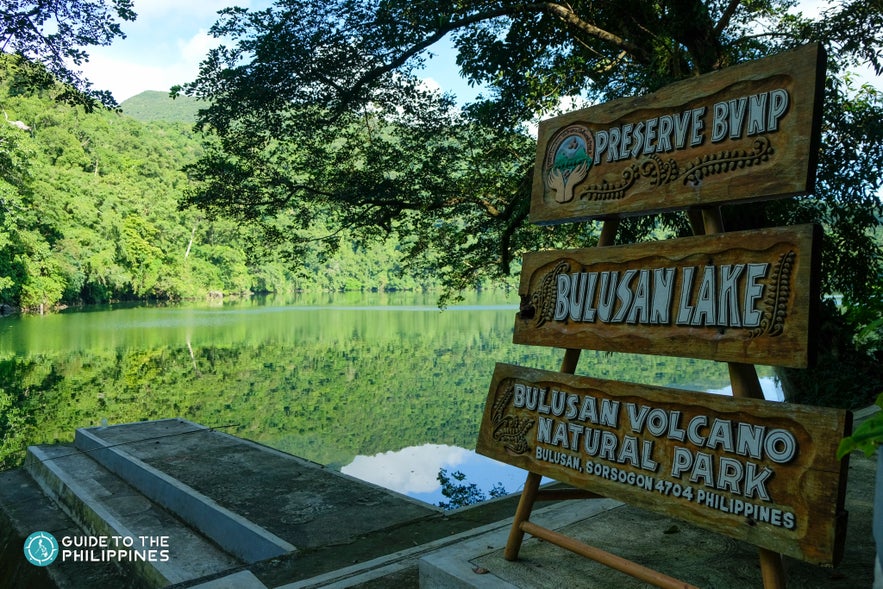 Viewing platform at Bulusan Volcano Natural Park Viewing platform at Bulusan Volcano Natural Park