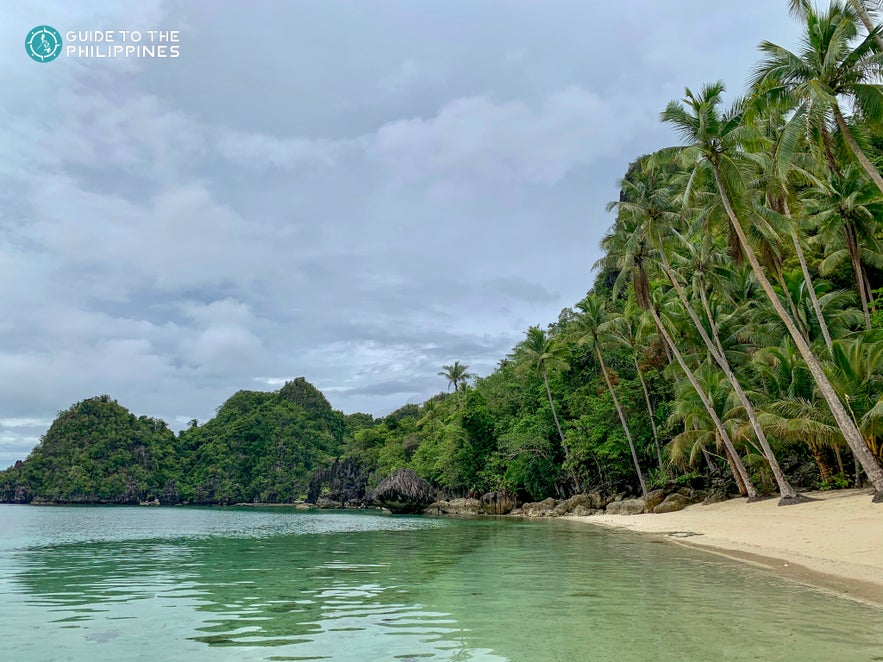 A white sand beach in Dinagat Islands in Mindanao. A white sand beach in Dinagat Islands in Mindanao.