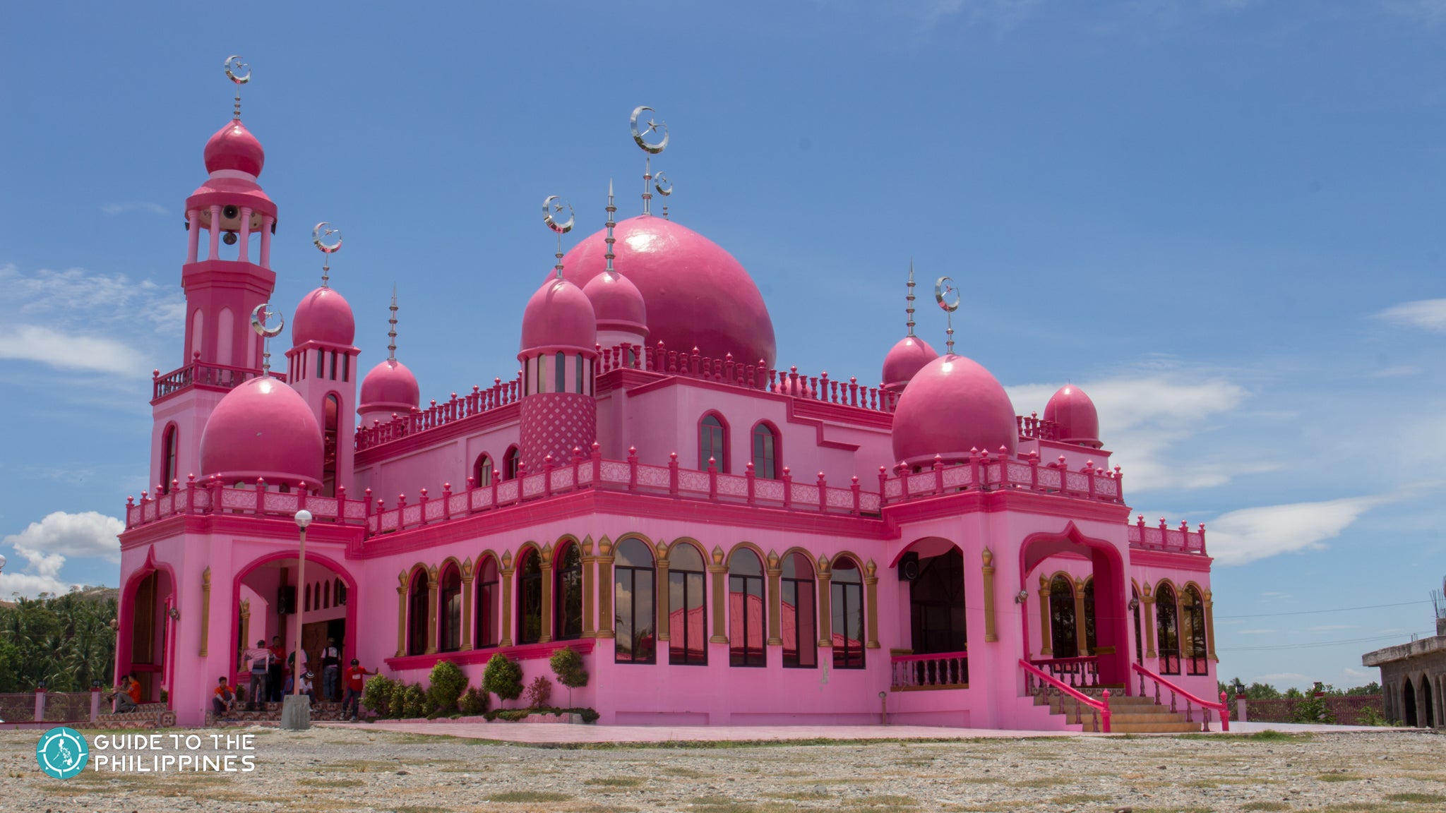 Exterior of Maguindanao's pink mosque Exterior of Maguindanao's pink mosque