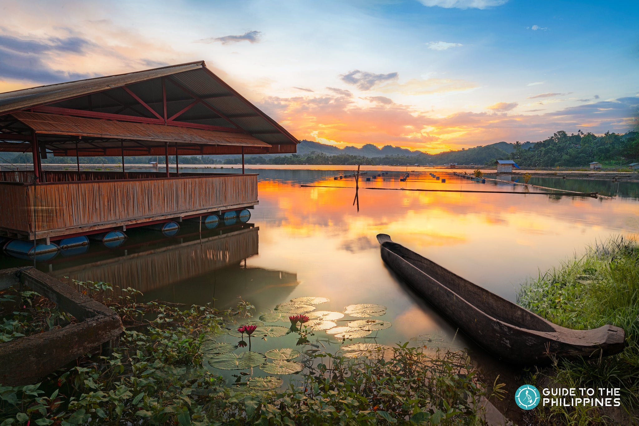 Lake Sebu at sunset