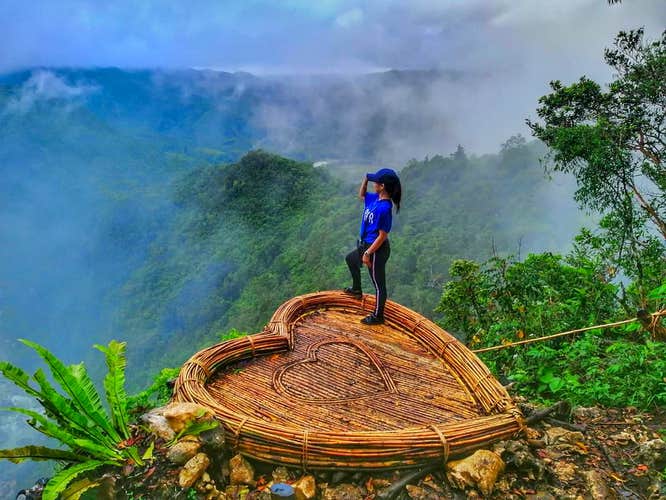 The scenic Heart Peak at Mt. Daraitan, surrounded by a mesmerizing sea of clouds, is a highlight of Rizal Province mountain hikes