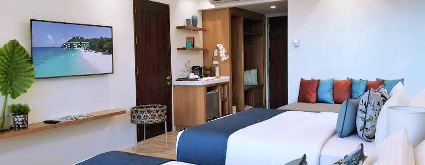 Indulgent 1-Week Discovery Coron (Club Paradise) Private Island Resort Package from Clark City