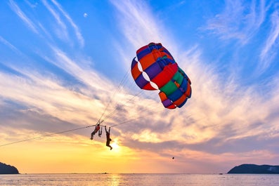 Day 6 Parasailing at Boracay Islands