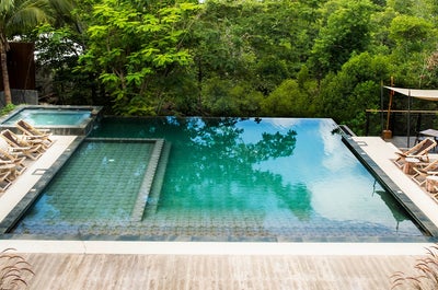 The Funny Lion infinity pool