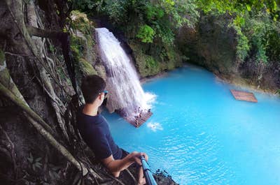 cebu badian kawasan falls