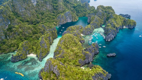 Lagoons in El Nido, Palawan